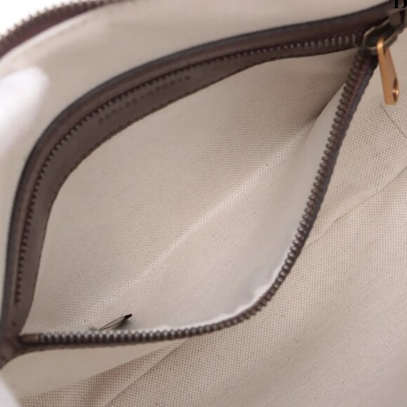 Gucci GG Supreme Monogram Web Small Ophidia Half Moon Hobo Brown - Picture 7 of 9